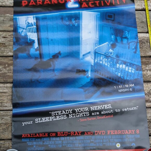 PARANORMAL ACTIVITY 2 movie poster, One sheet DVD release full sized poster - Picture 3 of 10